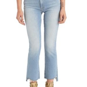 MOTHER The Insider Crop Step Fray Jeans NWT Sz 30